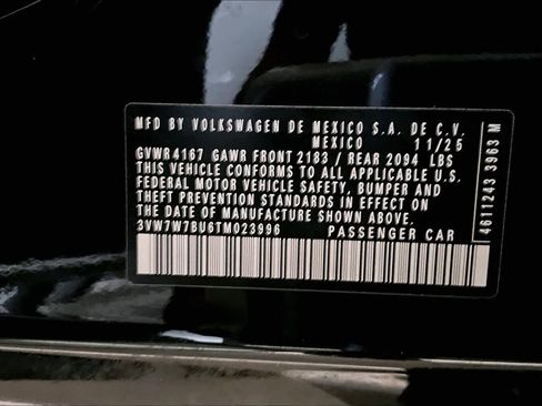 New 2026 Volkswagen Jetta SE image 18