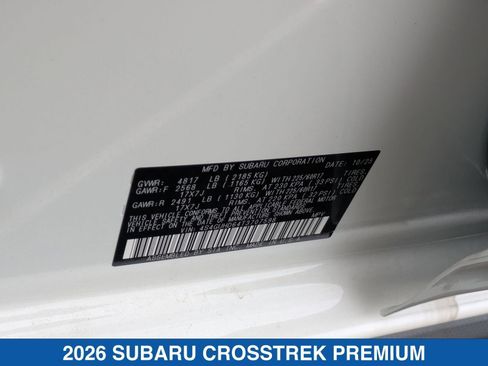 Certified 2026 Subaru Crosstrek 2.0i Premium image 29