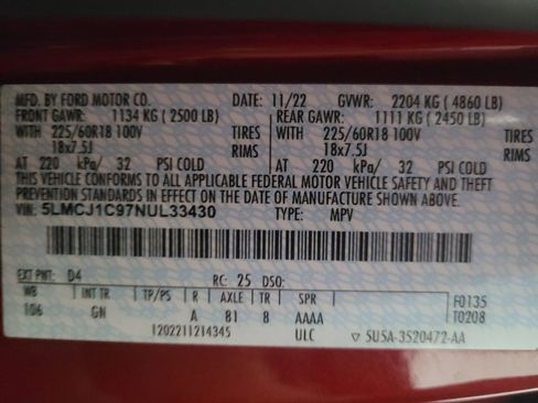 Used 2022 Lincoln Corsair FWD w/ Equipment Group 101A image 33