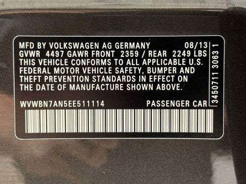Used 2014 Volkswagen CC Sport FWD image 36
