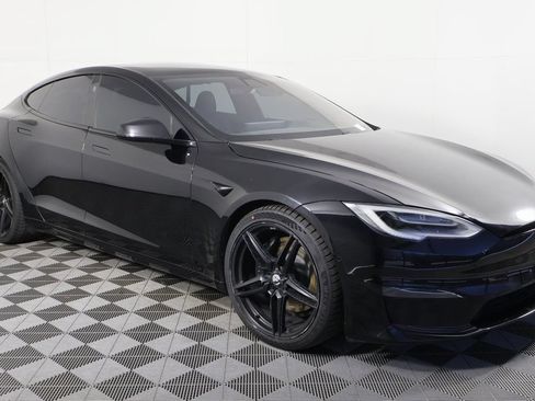 Used 2021 Tesla Model S Plaid AWD/4WD image 3