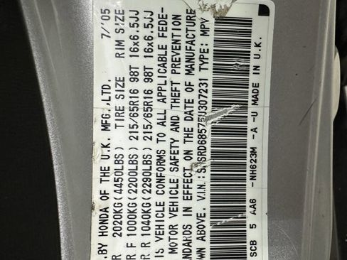 Used 2005 Honda CR-V LX image 25