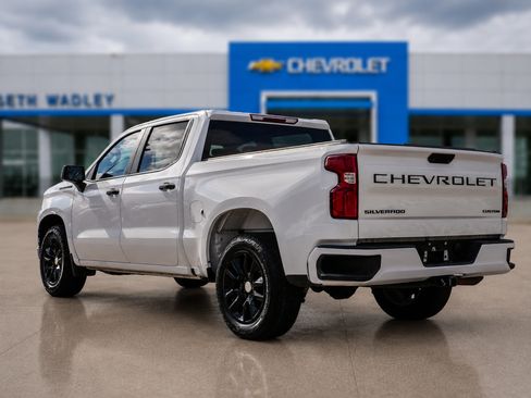 Used 2021 Chevrolet Silverado 1500 Custom w/ LPO, Dark Essentials Package RWD image 48