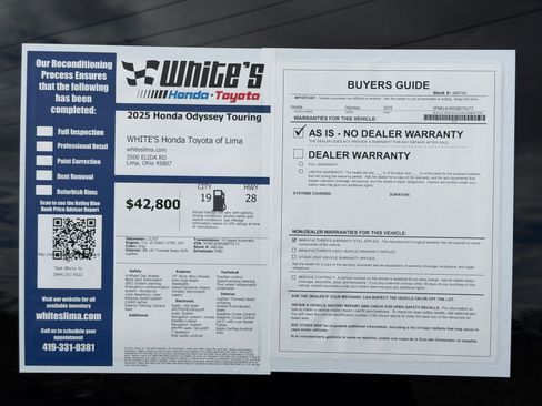 Used 2025 Honda Odyssey Touring image 41