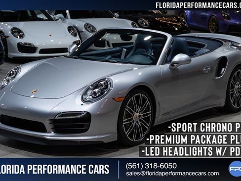 Used 2015 Porsche 911 Turbo w/ Sport Chrono Package AWD/4WD image 1