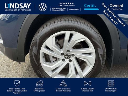 Certified 2022 Volkswagen Atlas SE w/ Panoramic Sunroof Package image 9