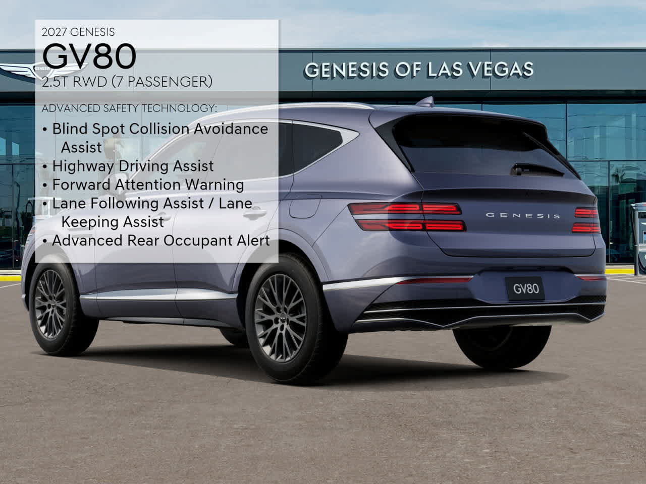 New 2027 Genesis GV80 2.5T RWD image 7