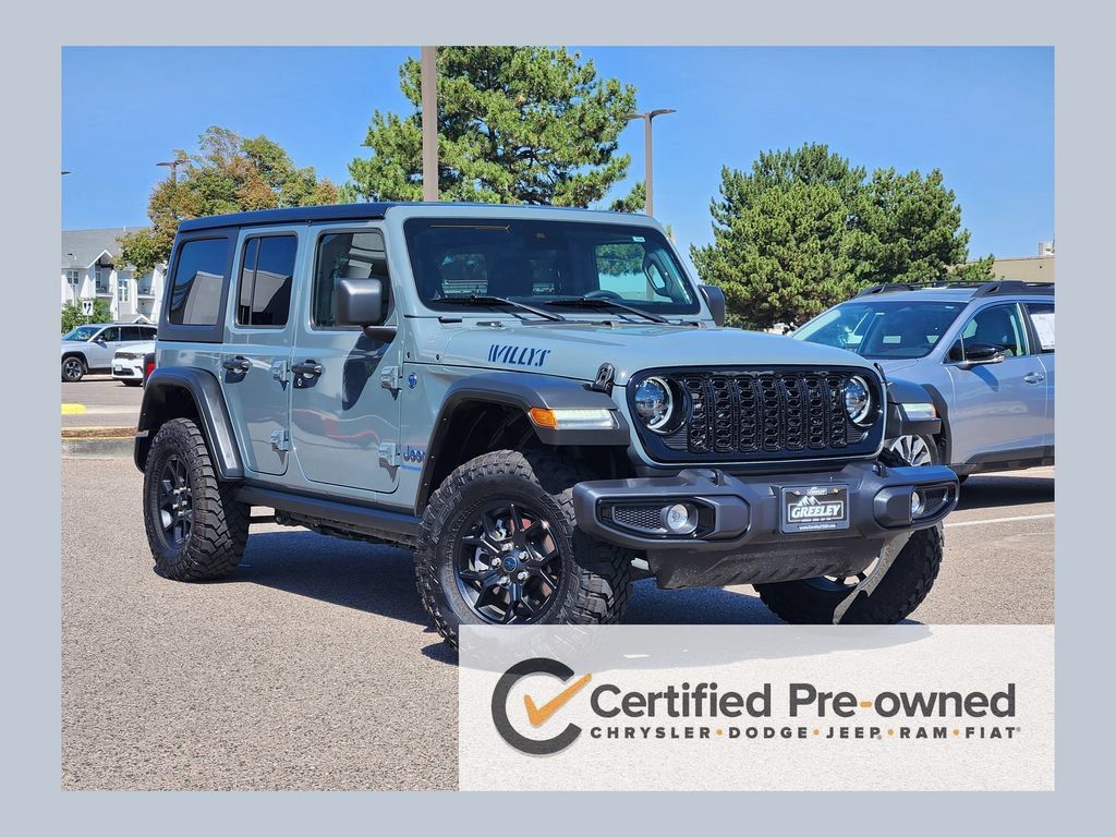 Certified 2025 Jeep Wrangler Unlimited Sport S 4xe AWD/4WD image 1