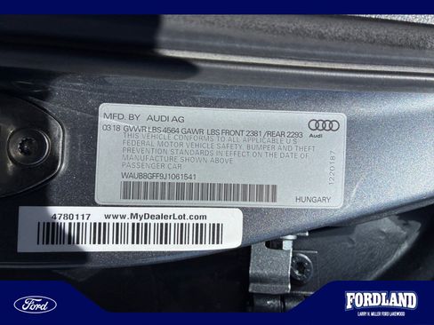 Used 2018 Audi A3 2.0T Premium w/ Convenience Package AWD/4WD image 24
