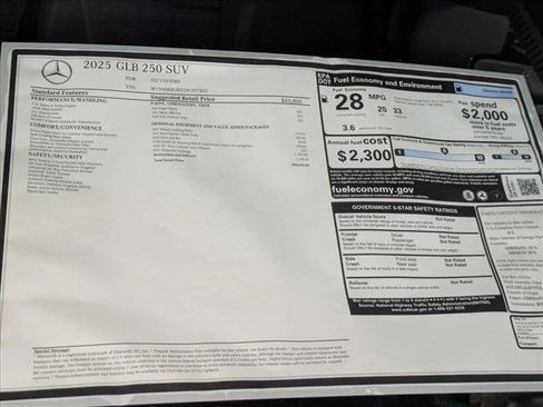 New 2025 Mercedes-Benz GLB 250 image 20