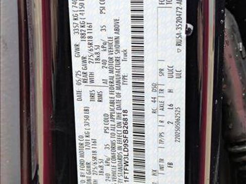 New 2025 Ford F150 XLT w/ Equipment Group 301A Standard image 17