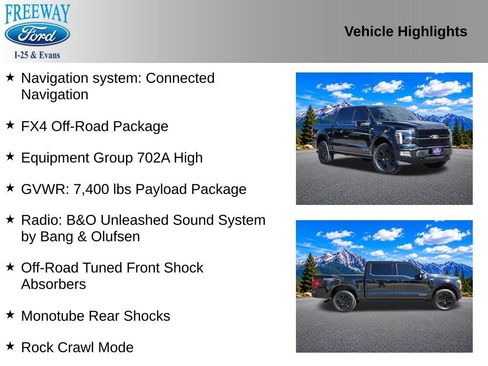 Used 2025 Ford F150 Platinum w/ Equipment Group 702A High AWD/4WD image 2