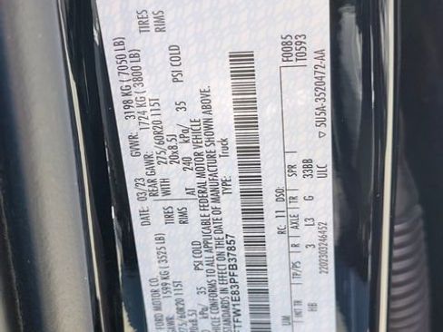 Certified 2023 Ford F150 Lariat w/ Equipment Group 502A High image 33