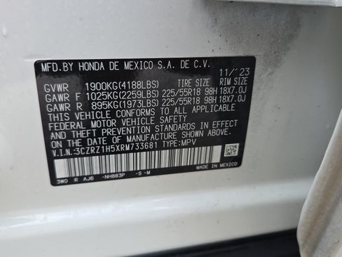 Certified 2024 Honda HR-V Sport image 21