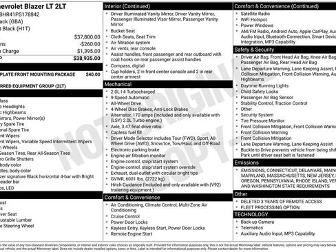 Used 2023 Chevrolet Blazer LT image 7