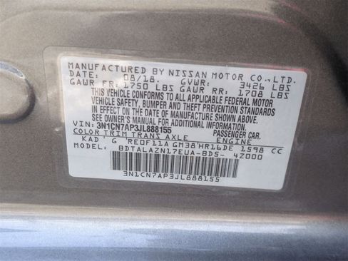 Used 2018 Nissan Versa S Plus image 34