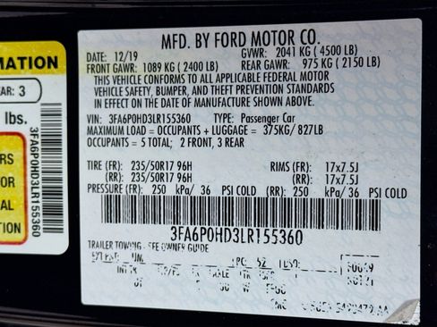 Used 2020 Ford Fusion SE image 40