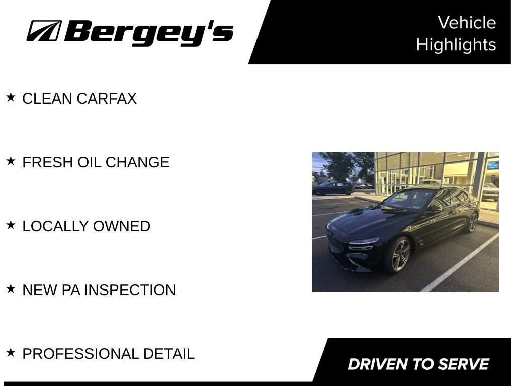 Used 2024 Genesis G70 3.3T Advanced w/ Sport Prestige Package AWD/4WD image 4