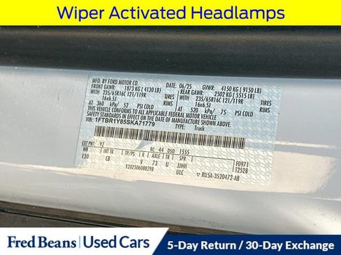 Certified 2025 Ford Transit 250 Low Roof w/ Exterior Upgrade Package RWD image 30