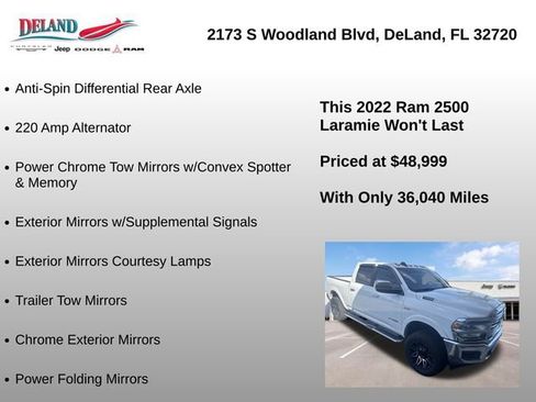 Used 2022 RAM 2500 Laramie AWD/4WD image 7