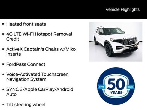 Certified 2022 Ford Explorer ST-Line w/ Class IV Trailer Tow Package AWD/4WD image 21