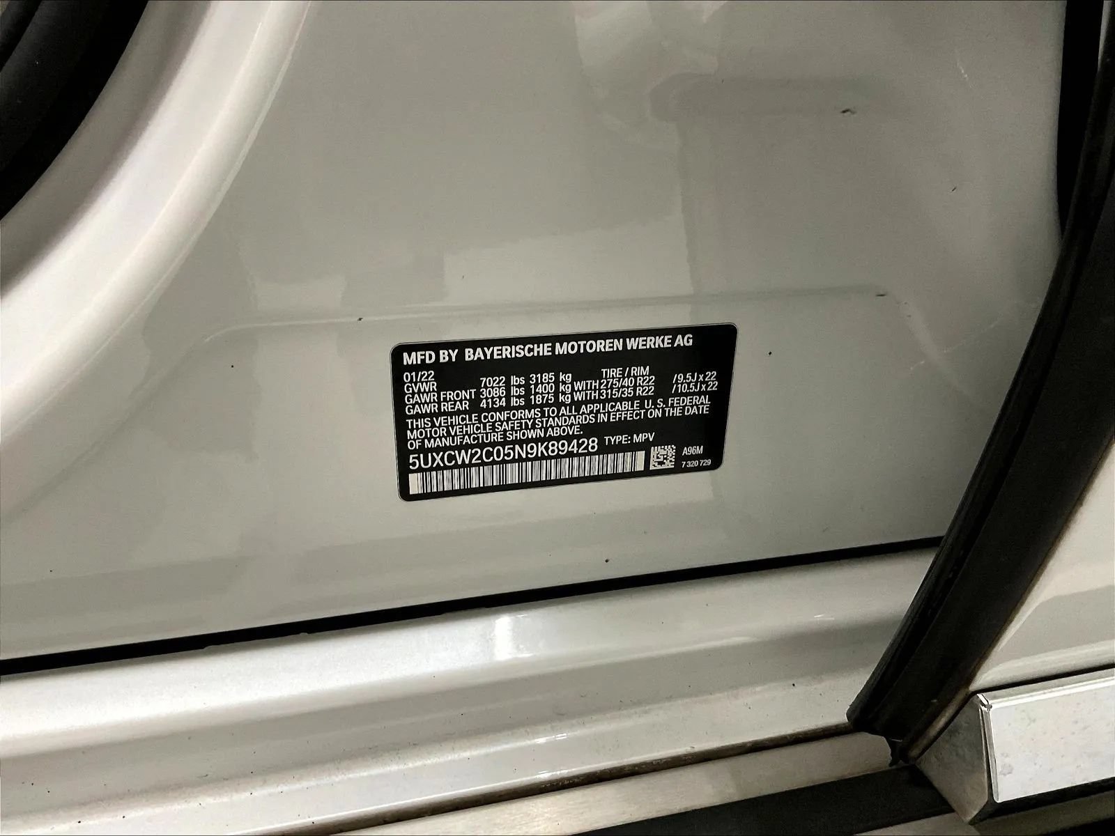 Used 2022 BMW X7 xDrive40i w/ Premium Package AWD/4WD image 33