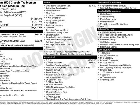 Used 2023 RAM 1500 Tradesman w/ Popular Equipment Group AWD/4WD image 6