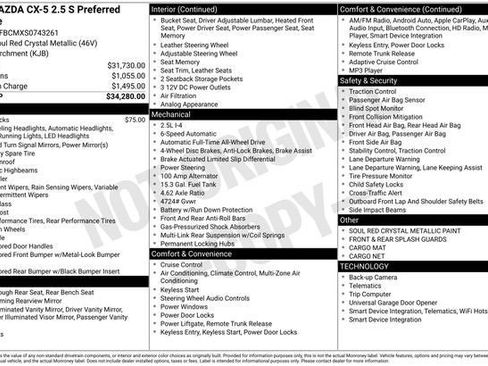 New 2025 MAZDA CX-5 AWD 2.5 S w/ Preferred Package image 22