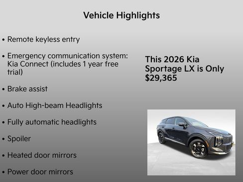 New 2026 Kia Sportage LX w/ LX Convenience Package image 10