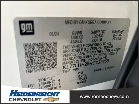Used 2024 Chevrolet Trax LT w/ Driver Confidence Package FWD image 8