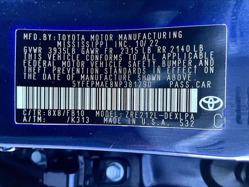 Certified 2022 Toyota Corolla LE image 35