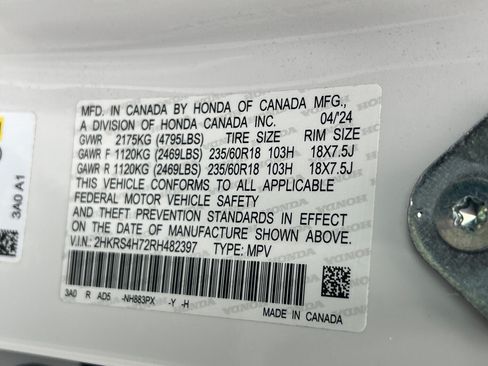 Certified 2024 Honda CR-V EX-L image 36