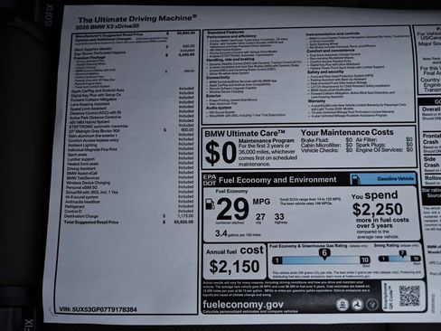 New 2026 BMW X3 xDrive30 w/ Premium Package image 39