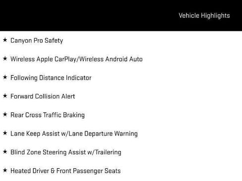 Certified 2025 GMC Canyon AT4 w/ Nightfall Edition AWD/4WD image 8