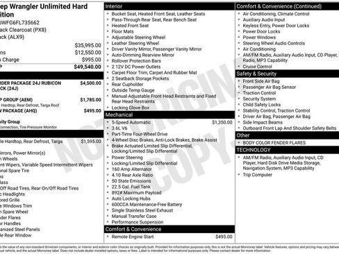 Used 2015 Jeep Wrangler Unlimited Rubicon image 2