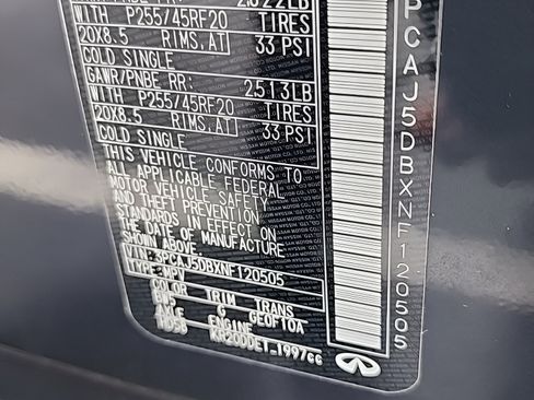 Used 2022 INFINITI QX50 Autograph AWD/4WD image 32