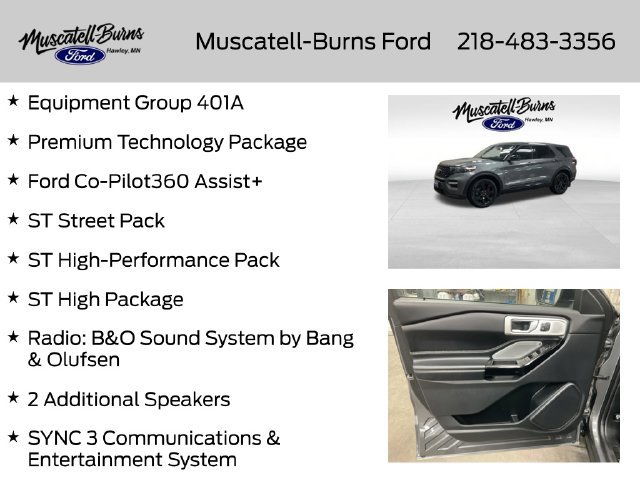 Used 2022 Ford Explorer ST w/ Equipment Group 401A AWD/4WD image 7