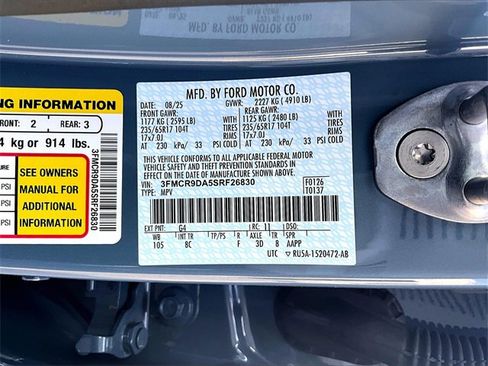 New 2025 Ford Bronco Sport Badlands w/ Sasquatch Badlands Package image 14