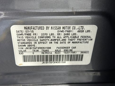 Used 2015 INFINITI Q50 Premium w/ Navigation Package image 19