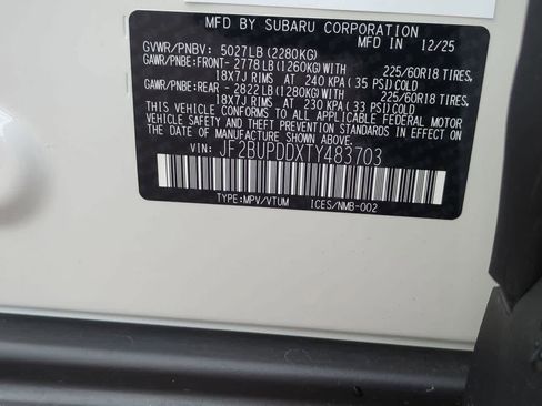 New 2026 Subaru Outback Limited image 36