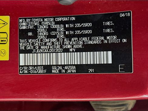 Used 2018 Lexus RX 350L w/ Premium Package image 12