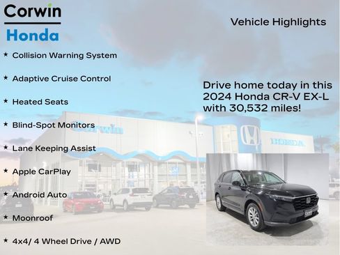 Used 2024 Honda CR-V EX-L image 6