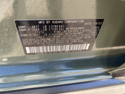 Used 2024 Subaru Crosstrek 2.5i Wilderness w/ Crosstrek Mirror Package image 28