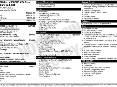 Used 2022 GMC Sierra 3500 AT4 w/ AT4 Preferred Package image 10