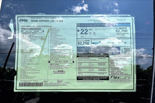 New 2026 Jeep Grand Cherokee Limited AWD/4WD image 14