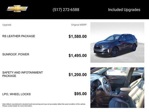 Certified 2023 Chevrolet Equinox RS w/ RS Leather Package image 15