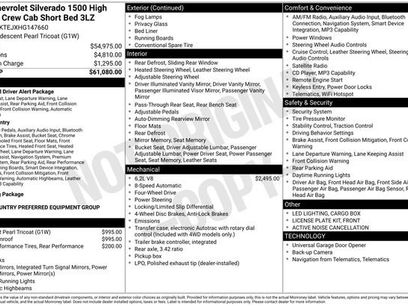 Used 2017 Chevrolet Silverado 1500 High Country