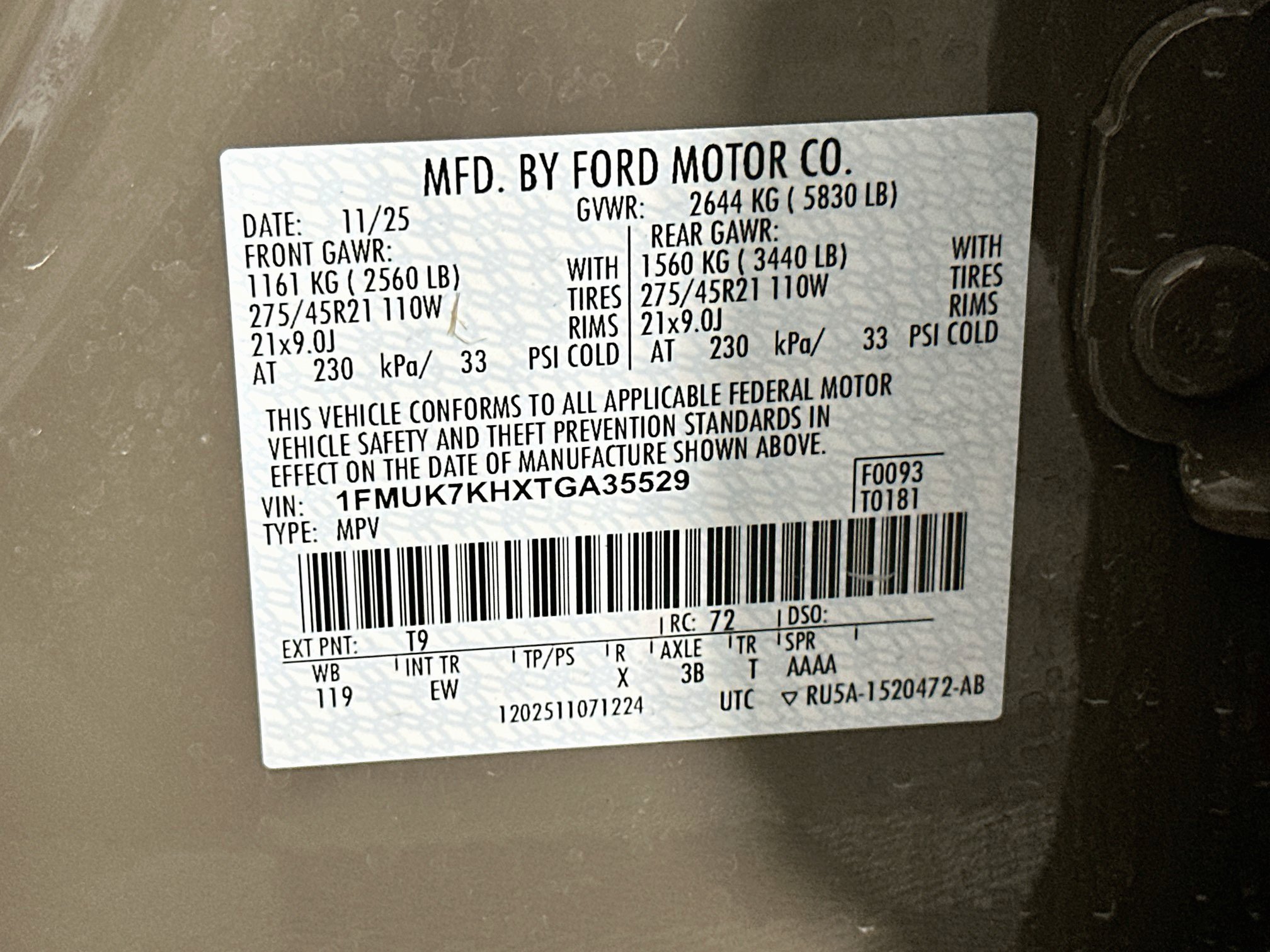 Used 2026 Ford Explorer ST-Line w/ ST-Line Street Pack RWD image 12