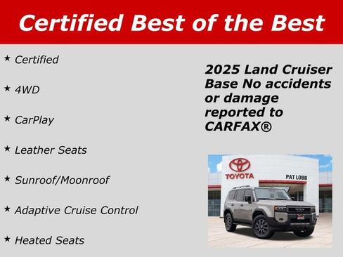 Certified 2025 Toyota Land Cruiser AWD/4WD image 42