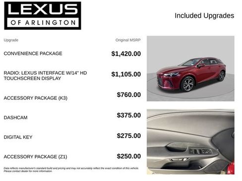 Certified 2024 Lexus RX 350 Premium w/ Convenience Package AWD/4WD image 4